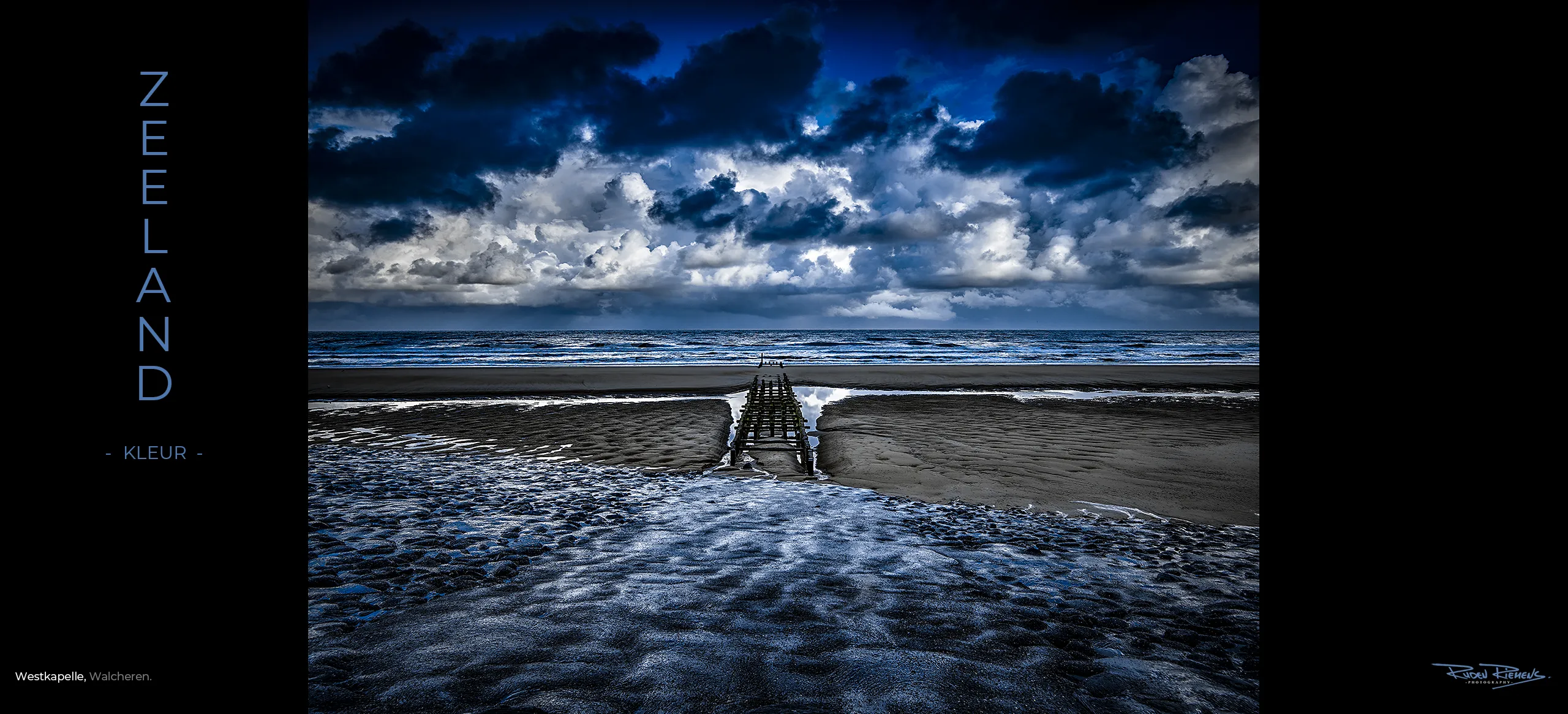 Zeeland kleur, een rubriek op de website van rudenriemens.com, prachtige zee- en landschappen uit Zeeland, prachtig voor in uw interieur.